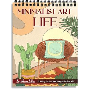 كتاب تلوين للبالغين من الفن البسيط للحياة الحلزونية من ساوث لوتس - اكتشف التلوين الواعي مع الأنماط المجردة. البساطة والإبداع الفني مع تصاميم فريدة غير محددة. استرخاء in Kuwait