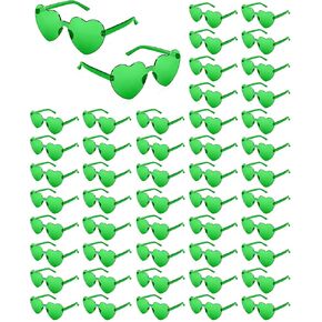60 Pairs Heart Shaped Sunglasses Bulk, Transparent Heart Glasses for Women Party Favor Add A Splash of Fun and Style in Kuwait