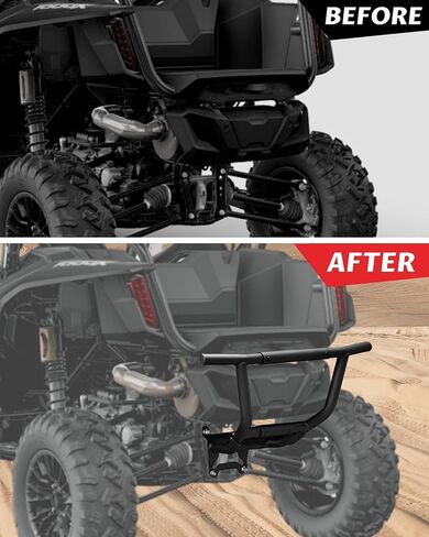 SAUTVS Rear Bumper for Honda Talon 1000, Combined Black Rear Brush Guard Protector Heavy Duty Bumper for Honda Talon 1000R 1000X 1000X-4 2019-2025 Accessories in Saudi Arabia