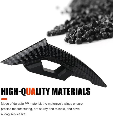 Motorcycle Fairing Wing, 7.24" x 1.59" Carbon Fiber Motorcycle Side Spoilers, Claw-Shaped Motorbike Side Fairing Winglets Decor, Universal for Most Motorcycles in Saudi Arabia