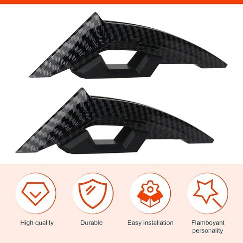 Motorcycle Fairing Wing, 7.24" x 1.59" Carbon Fiber Motorcycle Side Spoilers, Claw-Shaped Motorbike Side Fairing Winglets Decor, Universal for Most Motorcycles in Saudi Arabia