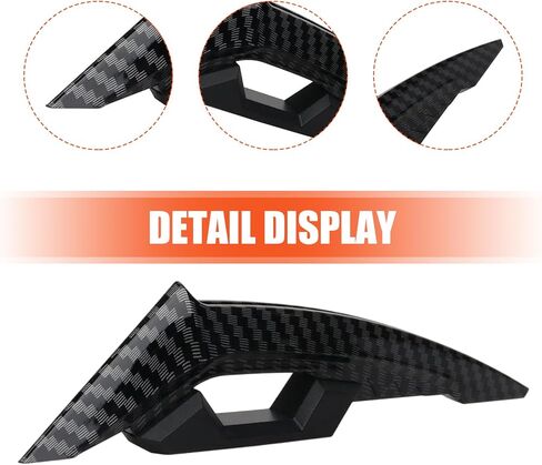 Motorcycle Fairing Wing, 7.24" x 1.59" Carbon Fiber Motorcycle Side Spoilers, Claw-Shaped Motorbike Side Fairing Winglets Decor, Universal for Most Motorcycles in Saudi Arabia