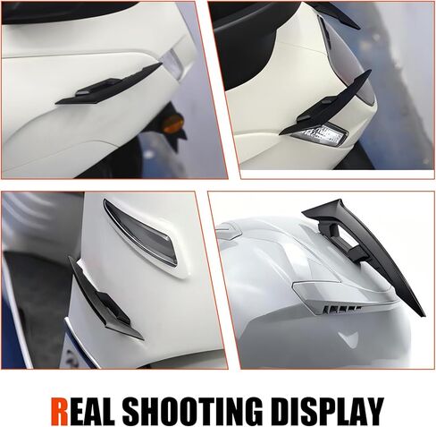 Motorcycle Fairing Wing, 7.24" x 1.59" Carbon Fiber Motorcycle Side Spoilers, Claw-Shaped Motorbike Side Fairing Winglets Decor, Universal for Most Motorcycles in Saudi Arabia