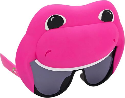 Sun-Staches Official Barney the Dinosaur Sunglasses for Kids | Purple Costume Accessory Mask | One Size Fits Most Kids in Saudi Arabia