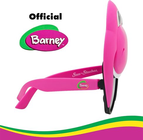 Sun-Staches Official Barney the Dinosaur Sunglasses for Kids | Purple Costume Accessory Mask | One Size Fits Most Kids in Saudi Arabia