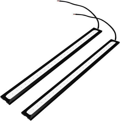 2/4 قطعة شريط إضاءة LED 170 مم، أضواء نهارية للسيارة DRL مضادة للماء عالمية COB LED شريط أنبوبي ضوء الضباب ضوء النيون شريط إضاءة أمامي للسيارة مصباح ديكور لشاحنة قارب الدراجة (4 قطع، أحمر) in Saudi Arabia