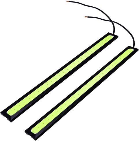 2/4PCS 170mm LED Light Strip, Universal Waterproof Car DRL Daytime Running Lights COB LED Strip Tube Fog Light Neon Light Bar Car Front Lights Decorative Lamp for Truck Boat Bike (4PCS,Red) in Saudi Arabia