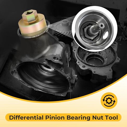 M MATI Front Differential Pinion Bearing Nut Tool For Kawasaki KVF650 KVF750 KVF360A/B/C KVF650 KVF700 Brute Force Prairie 2002-2021 in Saudi Arabia