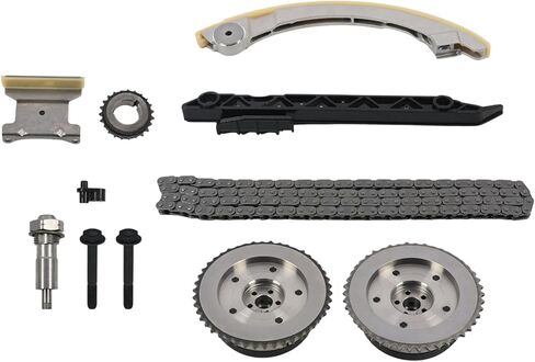 12621505 Timing Chain Kit with VVT Compatible with Equinox Malibu Impala Captiva Cobalt HHR Orlando Terrain Regal Verano G5 L4 2.2L 2.4L 2009-2017 in Saudi Arabia