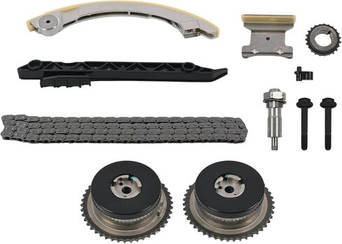 12621505 Timing Chain Kit with VVT Compatible with Equinox Malibu Impala Captiva Cobalt HHR Orlando Terrain Regal Verano G5 L4 2.2L 2.4L 2009-2017 in Saudi Arabia