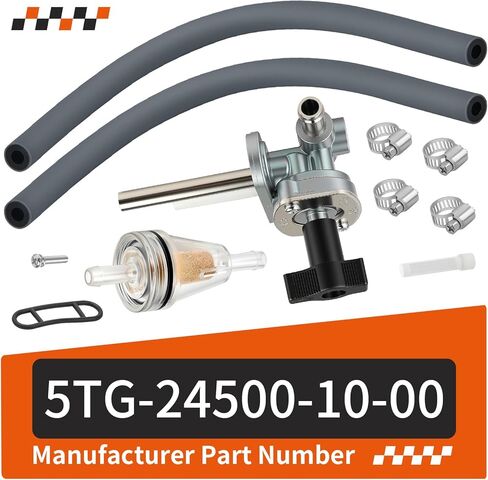 Petcock Fuel Cock Tank Switch For Yamaha YFZ450 YFZ450X YFZ450R 2004-2013 5TG-24500-10-00 in Saudi Arabia