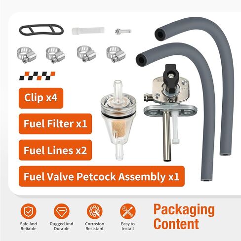 Petcock Fuel Cock Tank Switch For Yamaha YFZ450 YFZ450X YFZ450R 2004-2013 5TG-24500-10-00 in Saudi Arabia