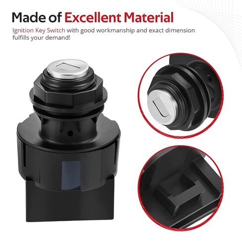 JAVIK Ignition Key Switch for Can-Am Outlander Renegade Commander Maverick Max 450 500 570 650 800 850 1000 2011-2021 O.E.M# 710008400 710003847 710002327 in Saudi Arabia