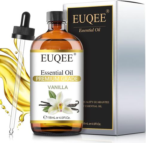 زيت الغردينيا العطري من EUQEE 118 مل زيت الغردينيا النقي زيت عطري ممتاز مع قطارة زجاجية رائعة للناشر والصابون DIY وصناعة الشموع - 4 أونصة سائلة. أوقية in Saudi Arabia