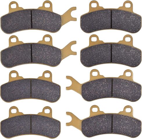 Ceramic Brake Pad Set For Can-Am Maverick X3 & X3 4x4 MAX XRS DPS 2017-2024 Maverick Trail 800 1000 Sport 1000 EFI MAX 1000R 2019 2020 2021 Defender MAX HD5 HD7 HD8 HD10 6x6 & PRO 2017-2024 in Saudi Arabia
