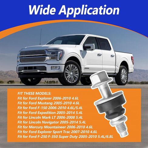 9 قطع غطاء الصمام بولت كيت مناسب لفورد F150 F250 F350 سوبر ديوتي إكسبيديشن إكسبلورر موستانج 2005-2010، غطاء الصمام الجانبي الأيسر استبدال 7L1Z-6C519-A 7L1Z6C519A in Kuwait