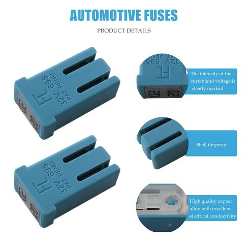 14 قطعة M-CASE للسيارات المشقوقة 15A 20A 25A 30A 40A 50A 60A 32V مجموعة صمامات خرطوشة صغيرة الشكل in Kuwait
