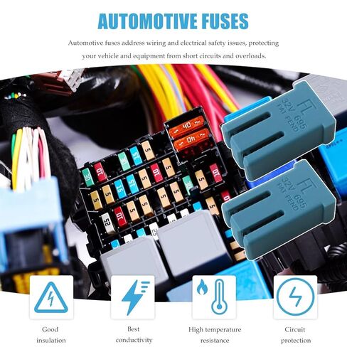 14 قطعة M-CASE للسيارات المشقوقة 15A 20A 25A 30A 40A 50A 60A 32V مجموعة صمامات خرطوشة صغيرة الشكل in Kuwait
