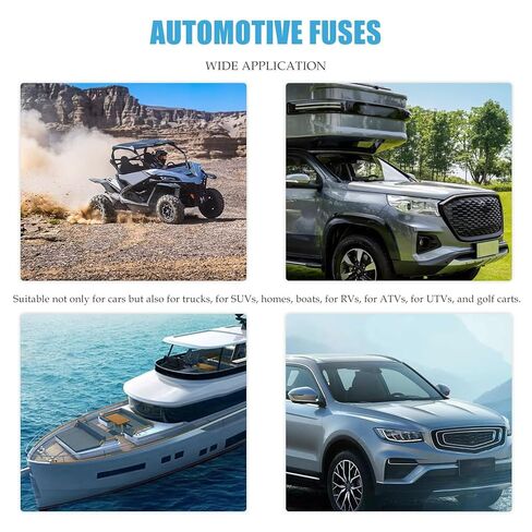 14 قطعة M-CASE للسيارات المشقوقة 15A 20A 25A 30A 40A 50A 60A 32V مجموعة صمامات خرطوشة صغيرة الشكل in Kuwait