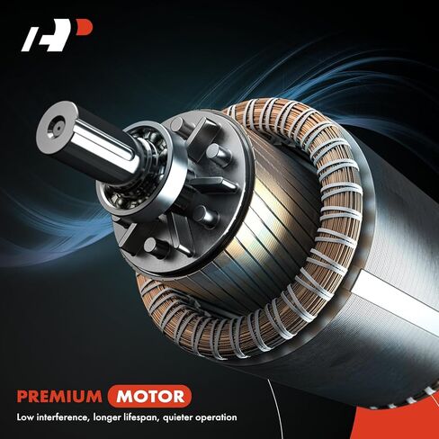 مجموعة محرك منفاخ سخان HVAC A-Premium متوافقة مع مركبات Mack - CH 1989-2001، RD 2002-2004 - الجانب الأمامي، استبدال # 301072BSM، A2221403000 in Saudi Arabia