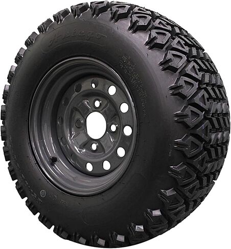 Antego Tire & Wheel 25x10.00-12 Tire with 4 Hole Wheel Assembly for Kubota RTV’s 900, 1100, 1140 UTV’s - 6 Ply ATW-045 with Non-Directional Tread (Set of 4) in Saudi Arabia