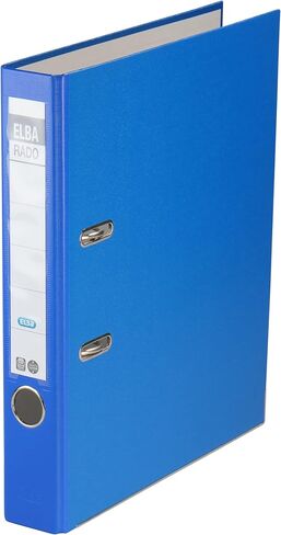 Elba Folder rado Brillant DIN A4, 5-Piece Pack, Quality Slot Folder File Wide Weiß White in Saudi Arabia
