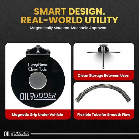 Pro Kit | Magnetic Stand Compatible with X and XL Versions | Kink Free Tube Included | Oiludder Accessory | MAGstand | Oil Change Tool Accessories Filter Funnel in Saudi Arabia