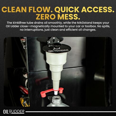 Pro Kit | Magnetic Stand Compatible with X and XL Versions | Kink Free Tube Included | Oiludder Accessory | MAGstand | Oil Change Tool Accessories Filter Funnel in Saudi Arabia
