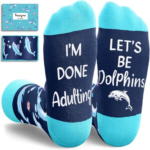 HAPPYPOP Dragon Gifts for Women, Men - Funny Dragon Socks Ideas, Animal Gifts for Adults, Teens in Saudi Arabia