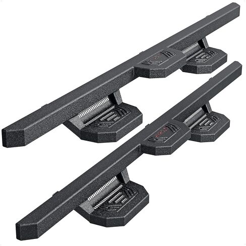 Running Boards Compatible with 2015–2023 Ford f-150 SuperCrew Cab, Side Steps Nerf Bars for 2017–2022 f-250 f-350 Super Duty Crew Cab, All-Metal Steel in Saudi Arabia