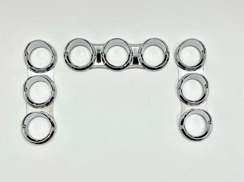 CTW Chrome Right Gauge Cover Kit for 2006-18 Peterbilt 379 384 386 387 388 389 in Saudi Arabia