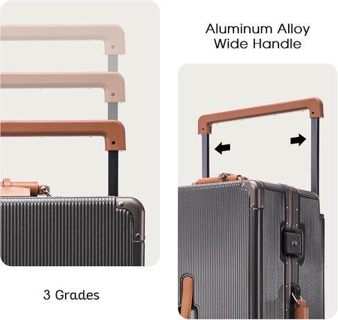 Apelila 28 Inch Checked Luggage, Hardshell Suitcase with Spinner Wheels, Wide Handle & TSA Lock, 116L Large Capacity for Family and International Travel- Cruise & Airline Approved in Saudi Arabia