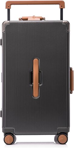 Apelila 28 Inch Checked Luggage, Hardshell Suitcase with Spinner Wheels, Wide Handle & TSA Lock, 116L Large Capacity for Family and International Travel- Cruise & Airline Approved in Saudi Arabia