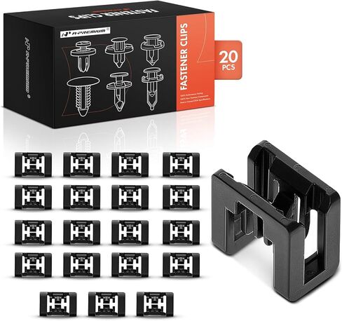 A-Premium 30-Pack Nylon Cowl Grille Car Retainer Fastener Push Pin Clips Compatible with Nissan Rogue 2014-2023 in Saudi Arabia