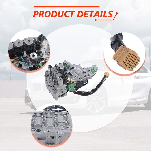 RE0F10A JF011E Transmission Valve Body, Compatible with Rogue Sentra Versa Compass Caliber Lancer Outlander, Automotive CVT Transmission Valve Body With with Two Pressure Sensor Replaces Part in Kuwait