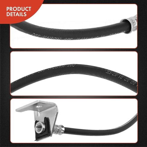 A-Premium Rear Driver and Passenger Side Brake Hydraulic Hose Compatible with Select Chevrolet Models - Classic 2004 2005 - Pack of 2 in Saudi Arabia