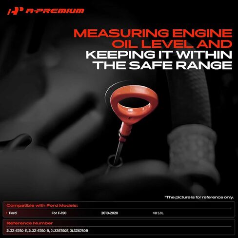 A-Premium 5.0L 8 Cyl Engine Oil Dipstick Compatible with Ford F-150 F150 2018 2019 2020, Engine Oil Measuring Rod Dip Stick in Saudi Arabia