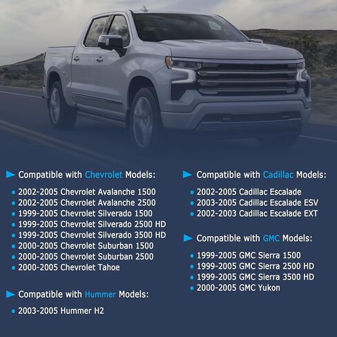 15183801 مقياس مستوى سائل ناقل الحركة مناسب لـ 2002-2005 كاديلاك إسكاليد ESV EXT لسيارة شيفروليه تاهو أفالانش سيلفرادو سوبربان 1500 2500 3500 HD لجي إم سي سييرا يوكون لهامر H2 in Kuwait