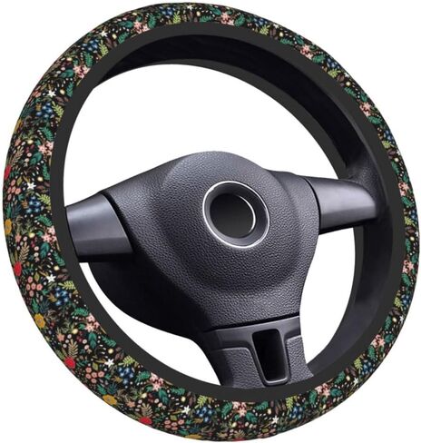 Steering Wheel Cover Car Accessories Anti Slip Breathable Universal 15 Inch Neoprene Auto Interior Decor for Men Woman - Dragon in Saudi Arabia