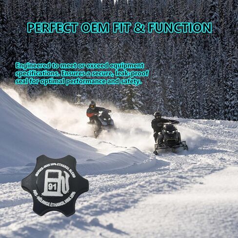 Gas Cap Replacement for Most Can-Am ATVs and UTVs, Durable Plastic with Rubber Seal Compatible with 513033024, 513033025, 513033722, 572073900 in Saudi Arabia