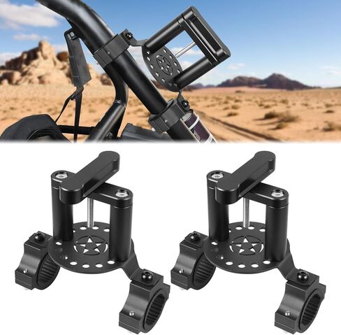 Gas Tank Water Can Pack Mount, 1''-2'' Roll Bar Gasoline Pack Fuel Container Mounting Holder Bracket Compatible with for ATV UTV Polaris RZR Ranger Pioneer Can Am Maverick X3 Commander in Kuwait