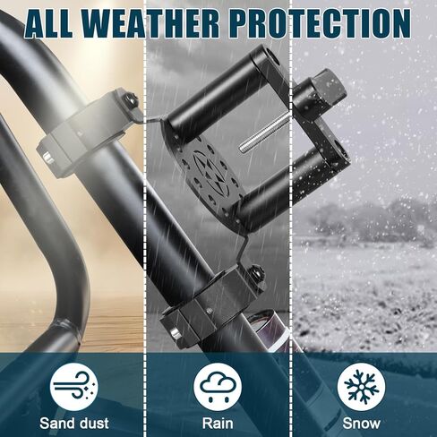 Gas Tank Water Can Pack Mount, 1''-2'' Roll Bar Gasoline Pack Fuel Container Mounting Holder Bracket Compatible with for ATV UTV Polaris RZR Ranger Pioneer Can Am Maverick X3 Commander in Kuwait