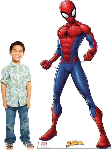 Cardboard People Spider-Man بالحجم الطبيعي قطع الورق المقوى - Marvel Comics in Saudi Arabia