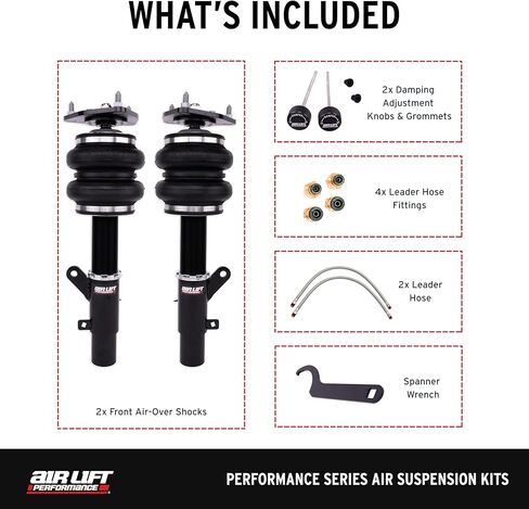 Air Lift Performance Front Air Spring Suspension Kit for the 2015-2020 Acura TLX, 2013-2017 Honda Accord Coupe and Sedan, All Powertrains (9th Gen) - 76014 in Saudi Arabia