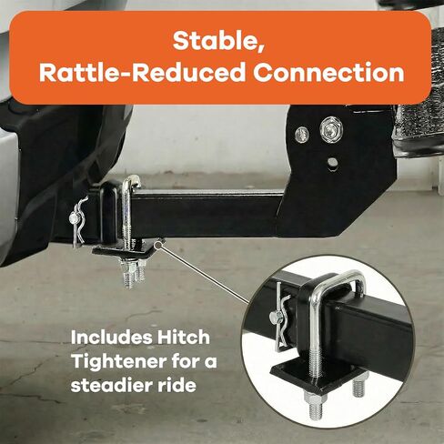 70"x30"x6" Folding Trailer Hitch Cargo Carrier | 500 Lbs. Cap Cargo Hitch Carrier Rack | Weatherproof Steel Luggage Rack for SUV, Car & Truck w/License Plate Holder, Stabilizer, & Straps in Saudi Arabia