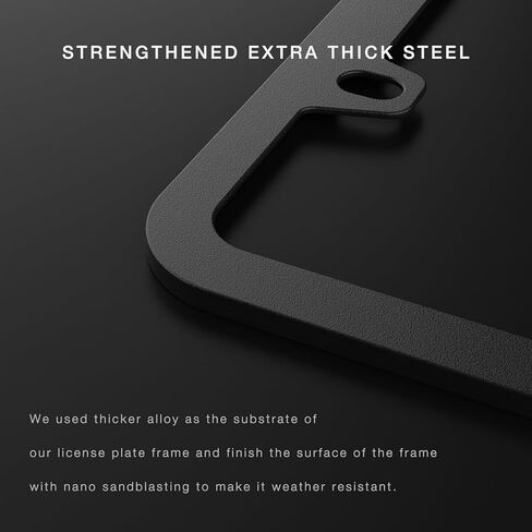 إطار لوحة الترخيص (أسود) in Kuwait