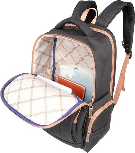Dockers Harbor Durable Polyester Classic Laptop Travel Backpack, Black in Saudi Arabia