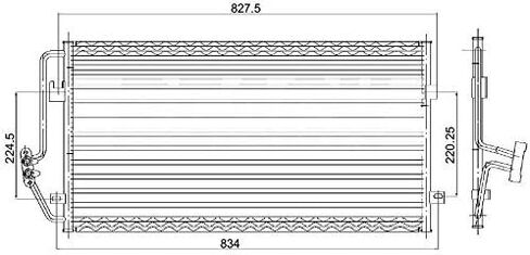 Condenser | Compatible with Oldsmobile Aurora 2001-2003 3.5L V6 4.0L V8 | KLI3071 in Saudi Arabia