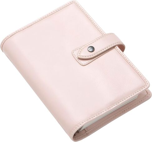 منظم Filofax Malden، حجم شخصي، وردي - ملموس، جلد جاموس محبب بالكامل، ست حلقات، إدراج من القطن الكريمي لعرض الأسبوع، متعدد اللغات (C022616) in Saudi Arabia