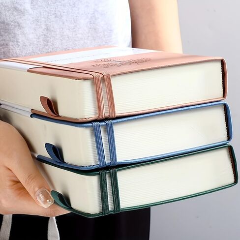 PU Leather Journals Notebooks with Blank Pages, Vintage Refillable Journal for Writing, Travel Diary Art Sketchbook to Write in, Gifts for Women, Men, Teen Girls and Boys, 200 Pages-Pink in Saudi Arabia